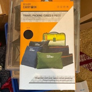 Travel packing cubes - set of 6